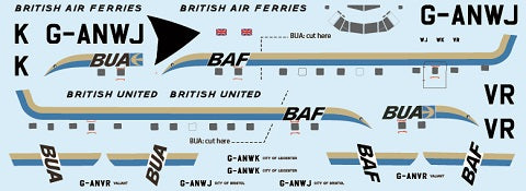 F-rsin Plastic FRP4107 1:144 Bristol Superfreighter Mk.32