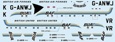 F-rsin Plastic FRP4107 1:144 Bristol Superfreighter Mk.32