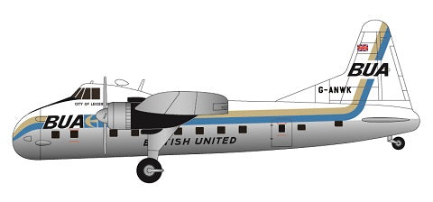 F-rsin Plastic FRP4107 1:144 Bristol Superfreighter Mk.32