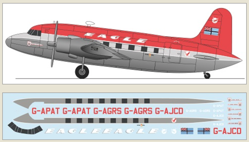 F-rsin Plastic FRP4129 1:144 Vickers Viking Eagle