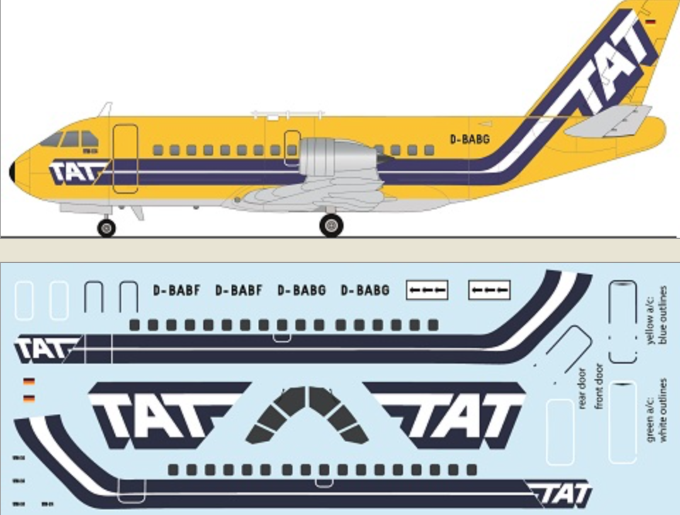 F-rsin Plastic FRP4136 1:144 VFW-614 TAT