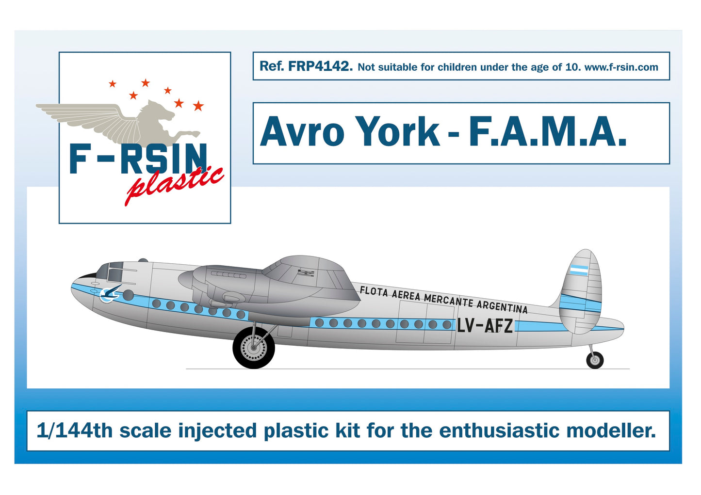 F-rsin Plastic FRP4142 1:144 Avro York F.A.M.A