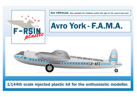 F-rsin Plastic FRP4142 1:144 Avro York F.A.M.A