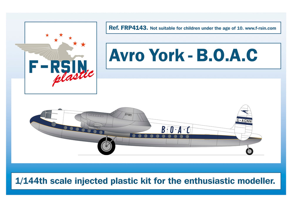 F-rsin Plastic FRP4143 1:144 Avro York Avro York B.O.A.C