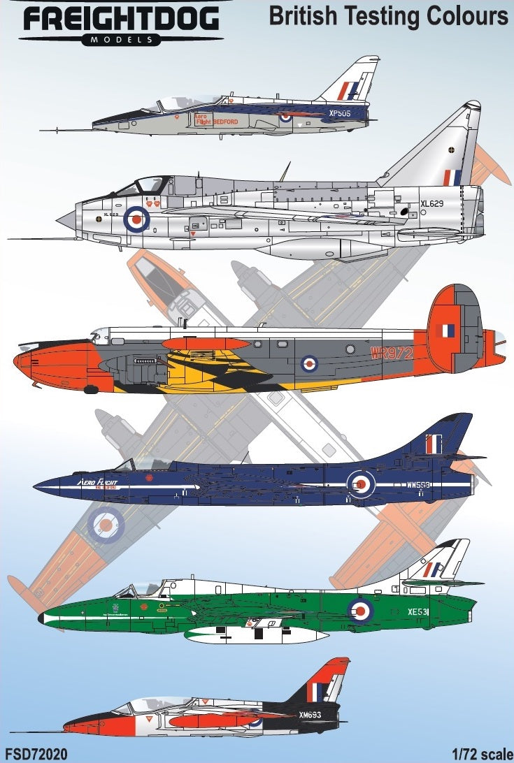 Freightdog FSD72020 1:72 British Testing colours