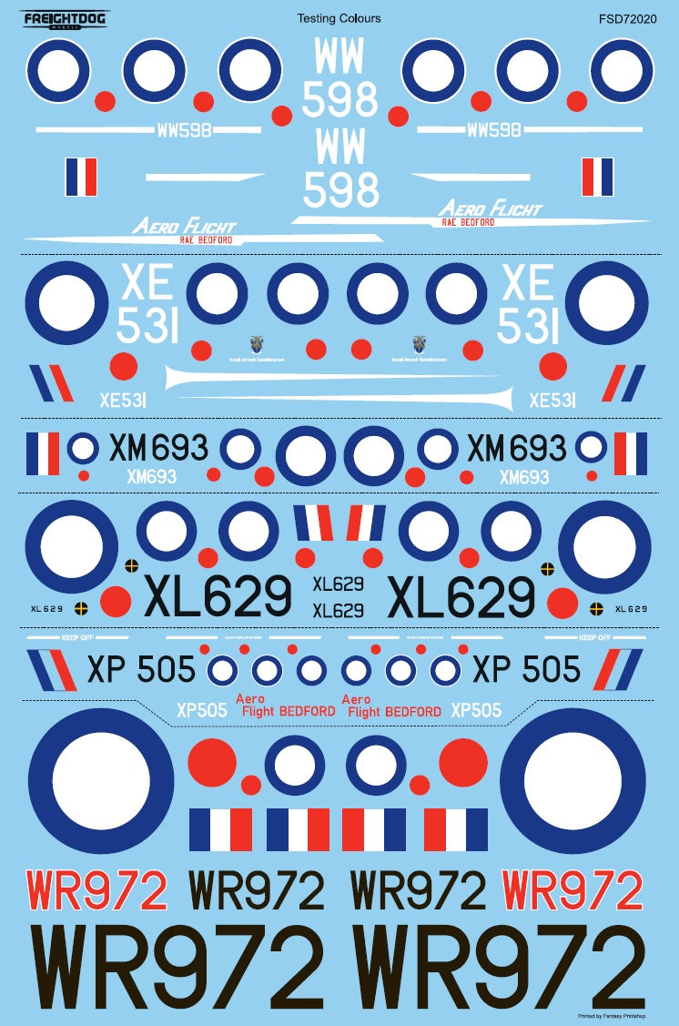Freightdog FSD72020 1:72 British Testing colours