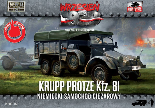First To Fight Kits FTF061 1:72 Krupp-Protze 81 German Truck