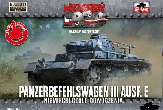 First To Fight Kits FTF063 1:72 Panzerbefehlswagen III Ausf.E Command Tank