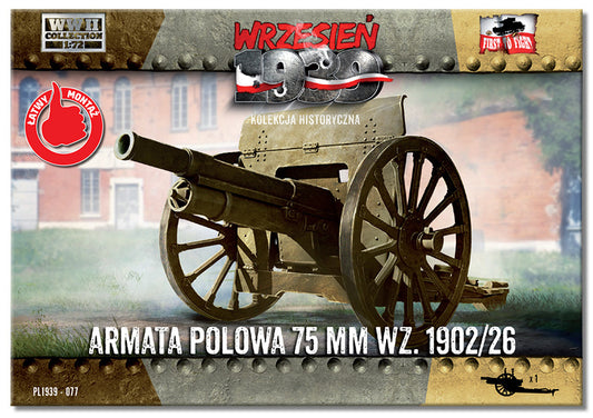 First To Fight Kits FTF077 1:72 Field Gun 75mm wz.1902/26