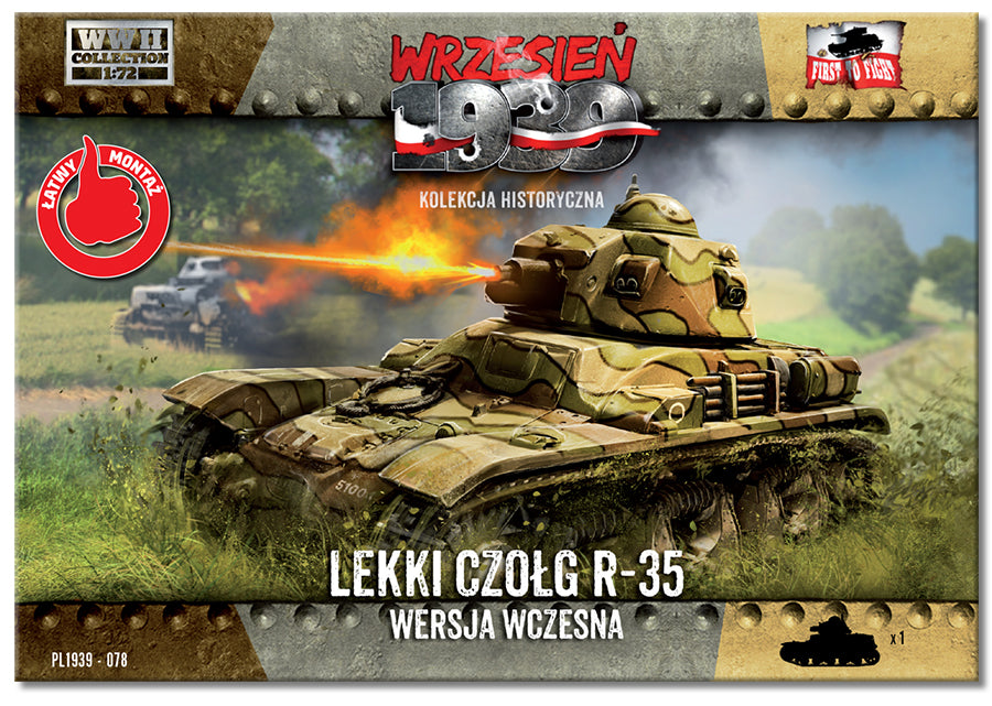 First To Fight Kits FTF078 1:72 Renault R-35 early version