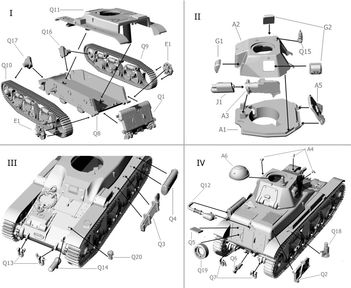 First To Fight Kits FTF078 1:72 Renault R-35 early version