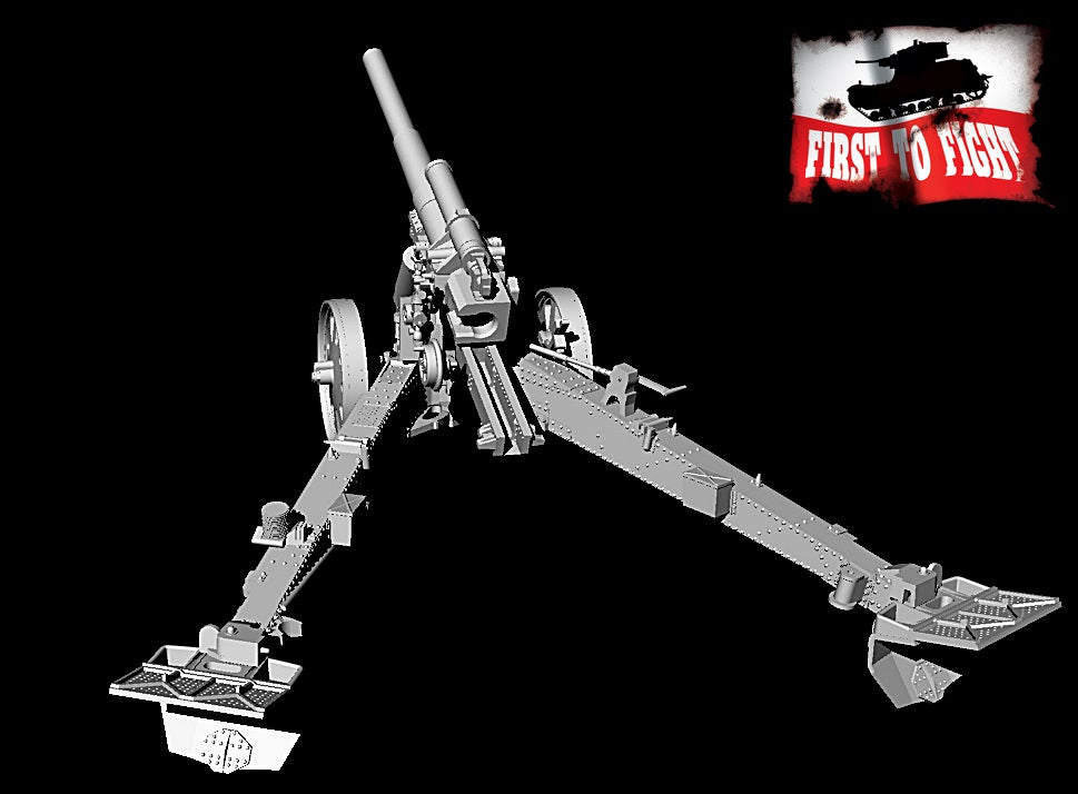 First To Fight Kits FTF079 1:72 15cm sFH 18 German heavy howitzer horse traction