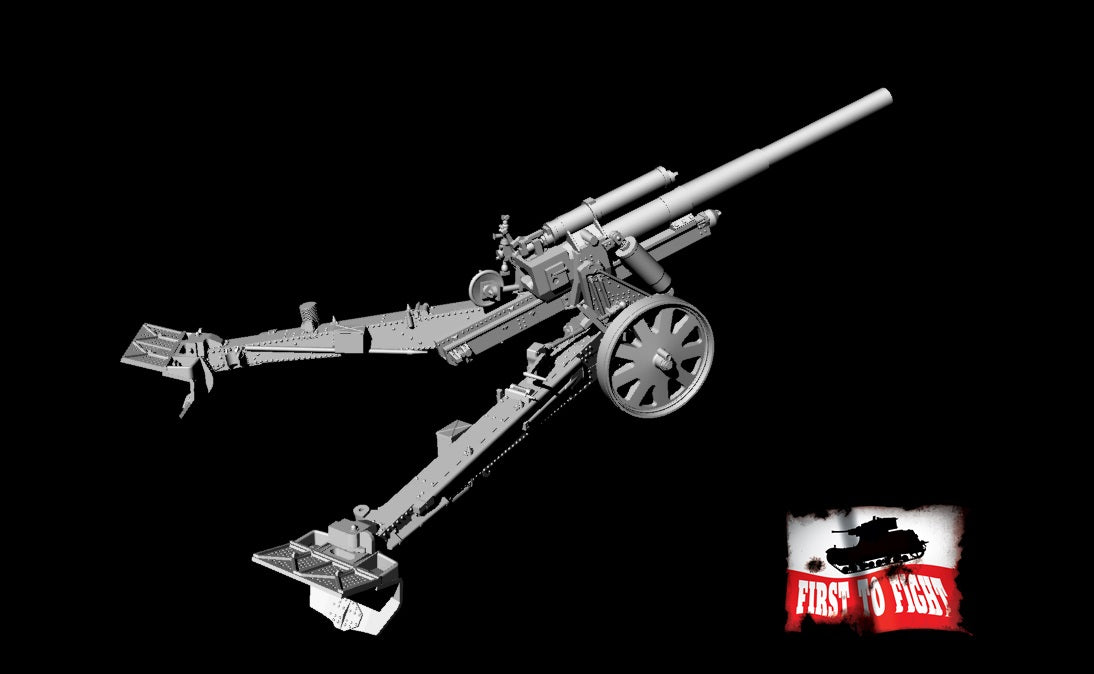 First To Fight Kits FTF079 1:72 15cm sFH 18 German heavy howitzer horse traction