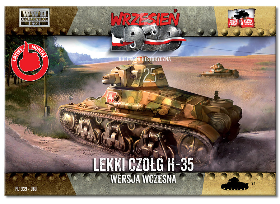 First To Fight Kits FTF080 1:72 Hotchkiss H-35 early version