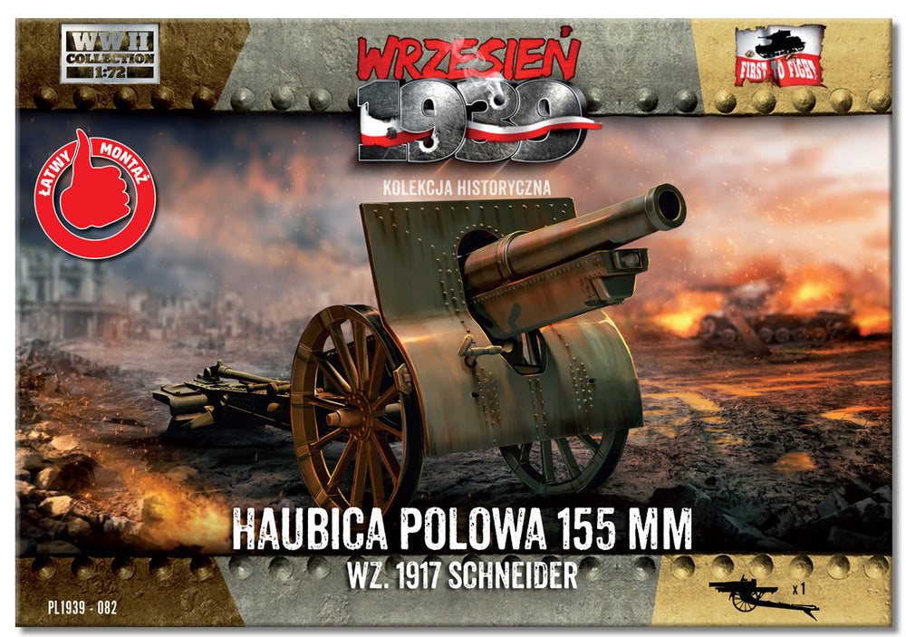 First To Fight Kits FTF082 1:72 155mm Howitzer field wz