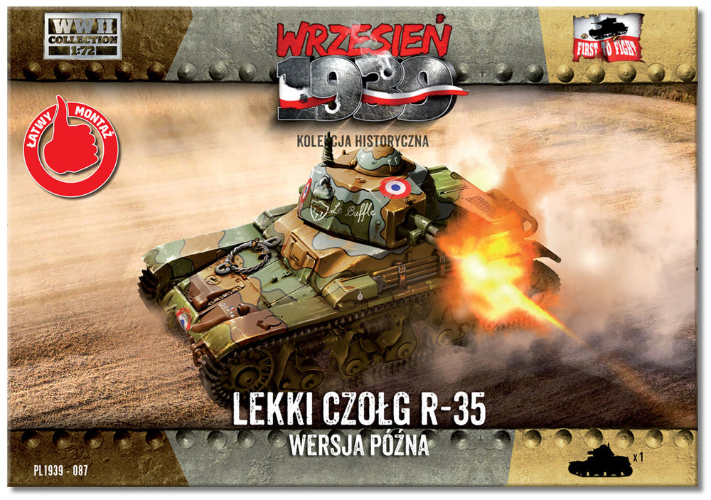 First To Fight Kits FTF087 1:72 R-35 late version light tank