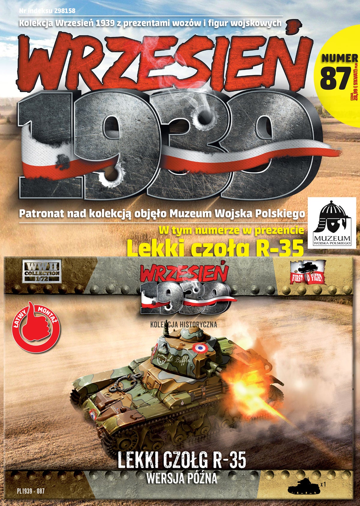 First To Fight Kits FTF087 1:72 R-35 late version light tank