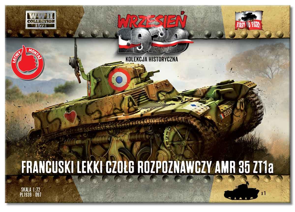 First To Fight Kits FTF097 1:72 AMR35 ZT1a French reconnaissance tank