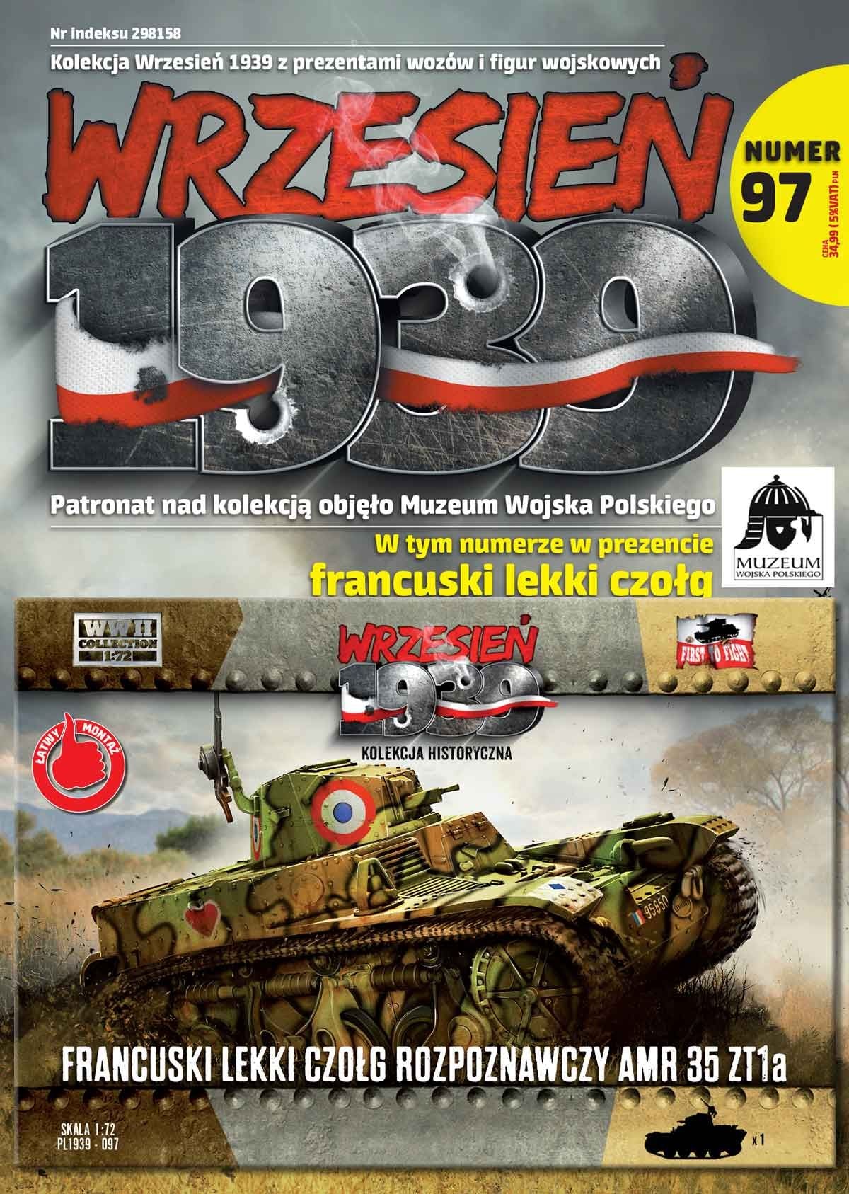 First To Fight Kits FTF097 1:72 AMR35 ZT1a French reconnaissance tank