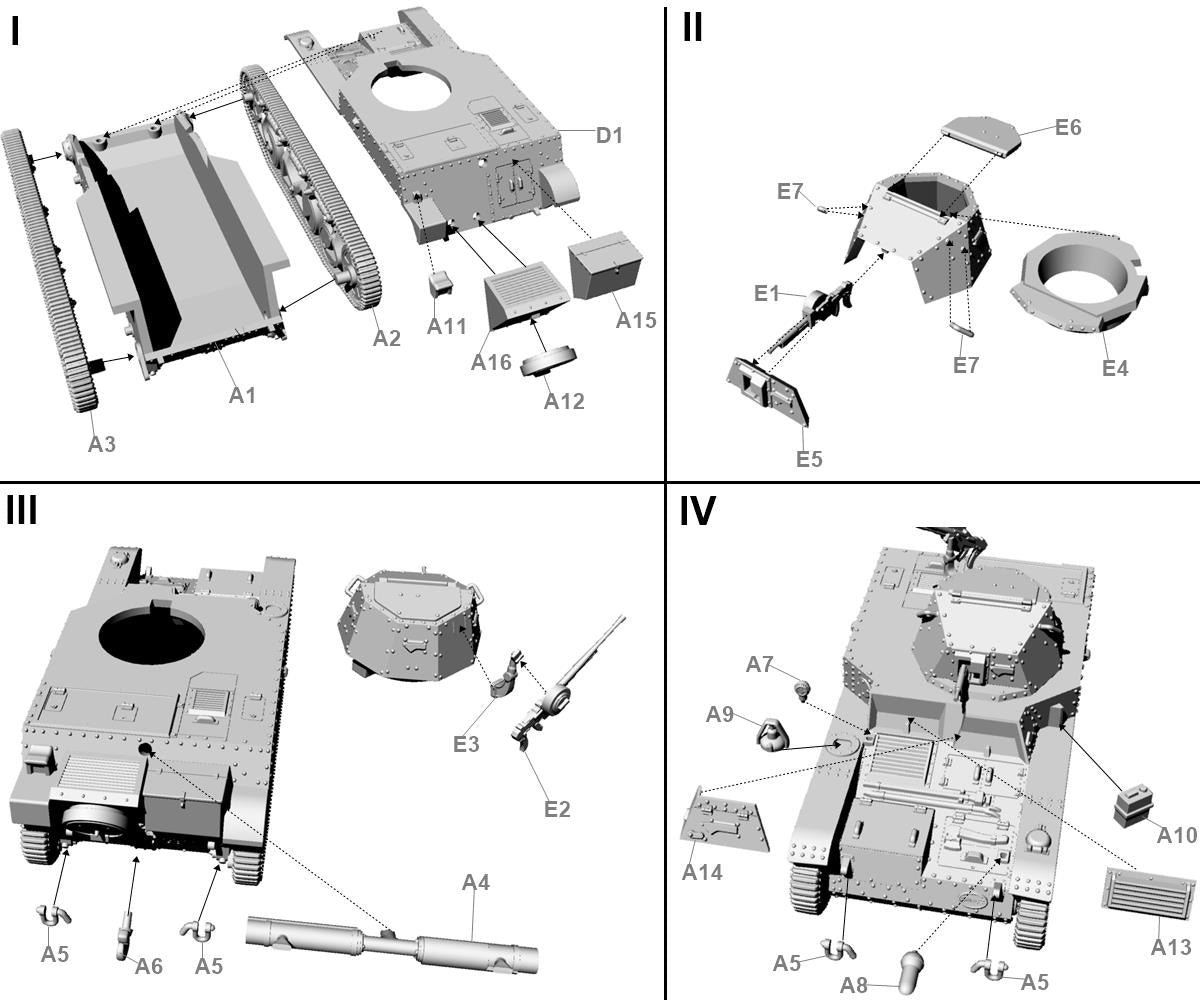 First To Fight Kits FTF097 1:72 AMR35 ZT1a French reconnaissance tank
