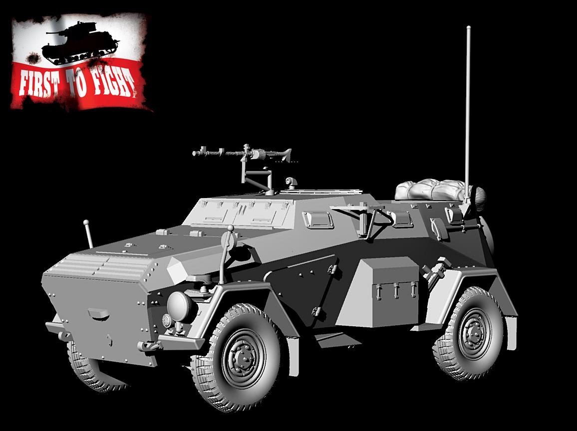 First To Fight Kits FTF101 1:72 Sd.Kfz.247 Ausf.B German armored car