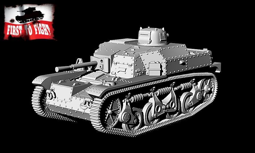 First To Fight Kits FTF103 1:72 French tank destroyer AMR35 ZT3