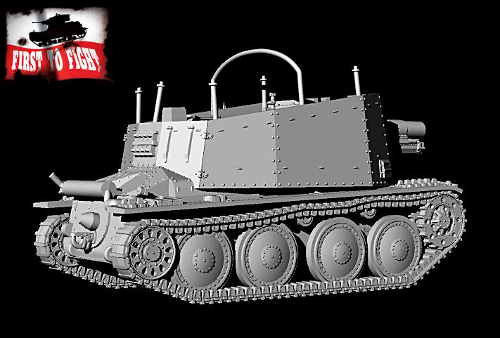 First To Fight FTF106 Sd.Kfz.138/1 Grille Ausf.H 1:72