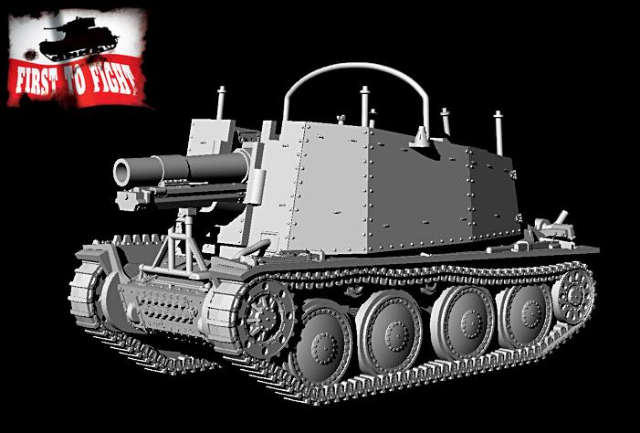 First To Fight FTF106 Sd.Kfz.138/1 Grille Ausf.H 1:72
