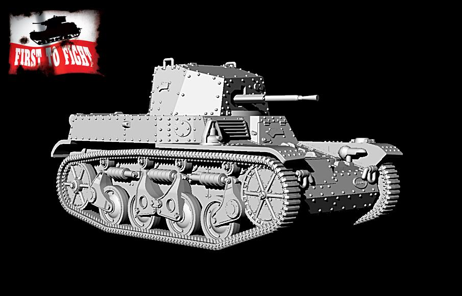 First To Fight FTF108 French Recon Tank AMR35 ZT 1b 1:72