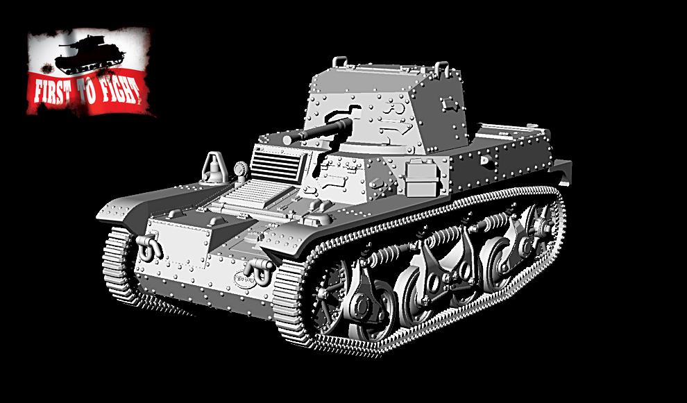 First To Fight FTF108 French Recon Tank AMR35 ZT 1b 1:72
