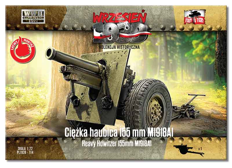 First To Fight FTF114 155mm Heavy Howitzer M1918 A1 1:72
