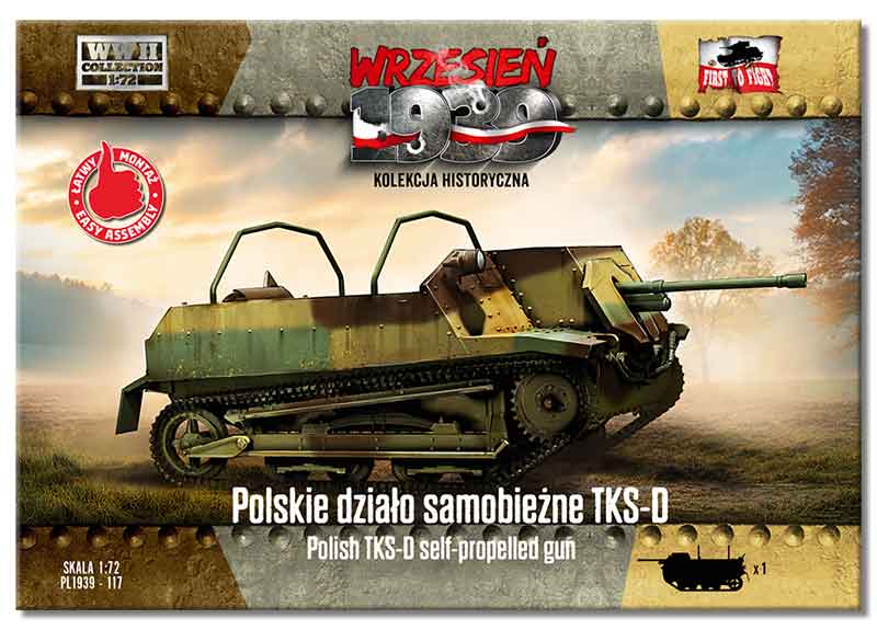 First To Fight Kits FTF117 1:72 Polish TKS-D self-propelled gun