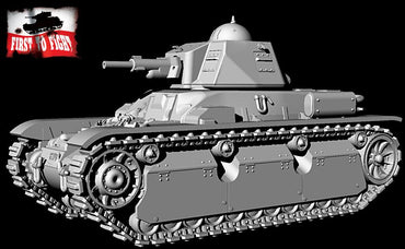 First To Fight FTF119 French Renault R40 Tank with SA38 Gun 1:72