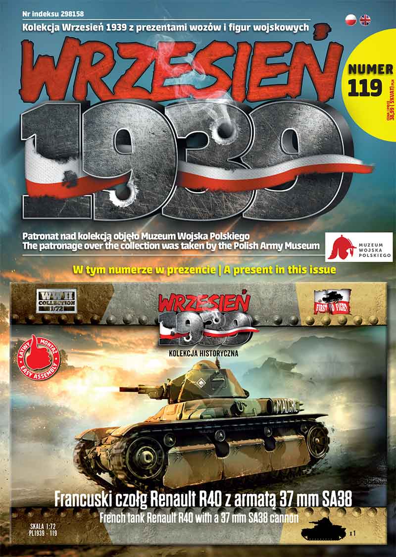 First To Fight FTF119 French Renault R40 Tank with SA38 Gun 1:72