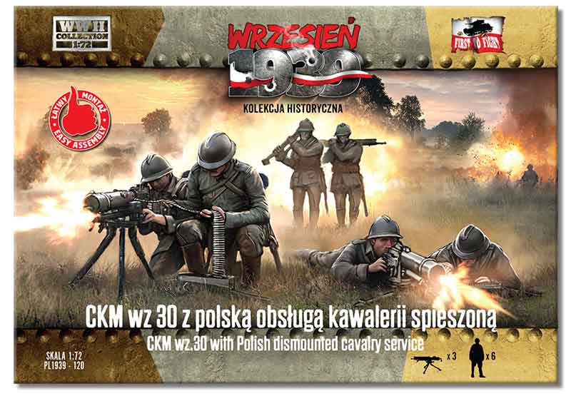 First To Fight FTF120 CKM wz.30 with Polish Dismounted Cavalry 1:72
