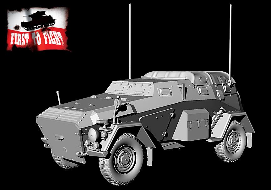 First To Fight FTF121 Sd.Kfz.247 Ausf.B Late German Armoured Car 1:72