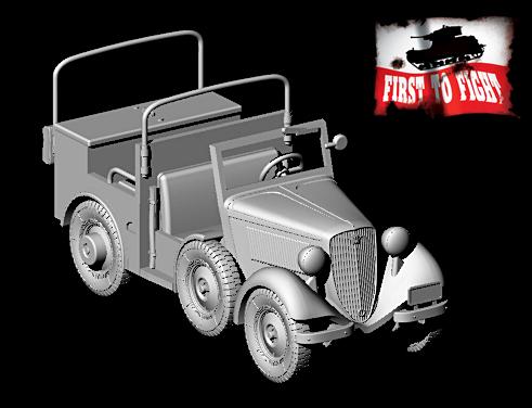 First To Fight Kits FTF122 1:72 Polish PZnz 302 tractor