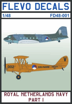 Flevo Decals FV48001 1:48 Royal Netherlands Navy Pt 1