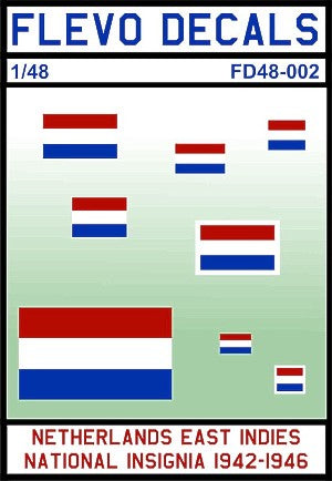 Flevo Decals FV48002 Netherlands East Indies National Insignia 1942-46 1:48