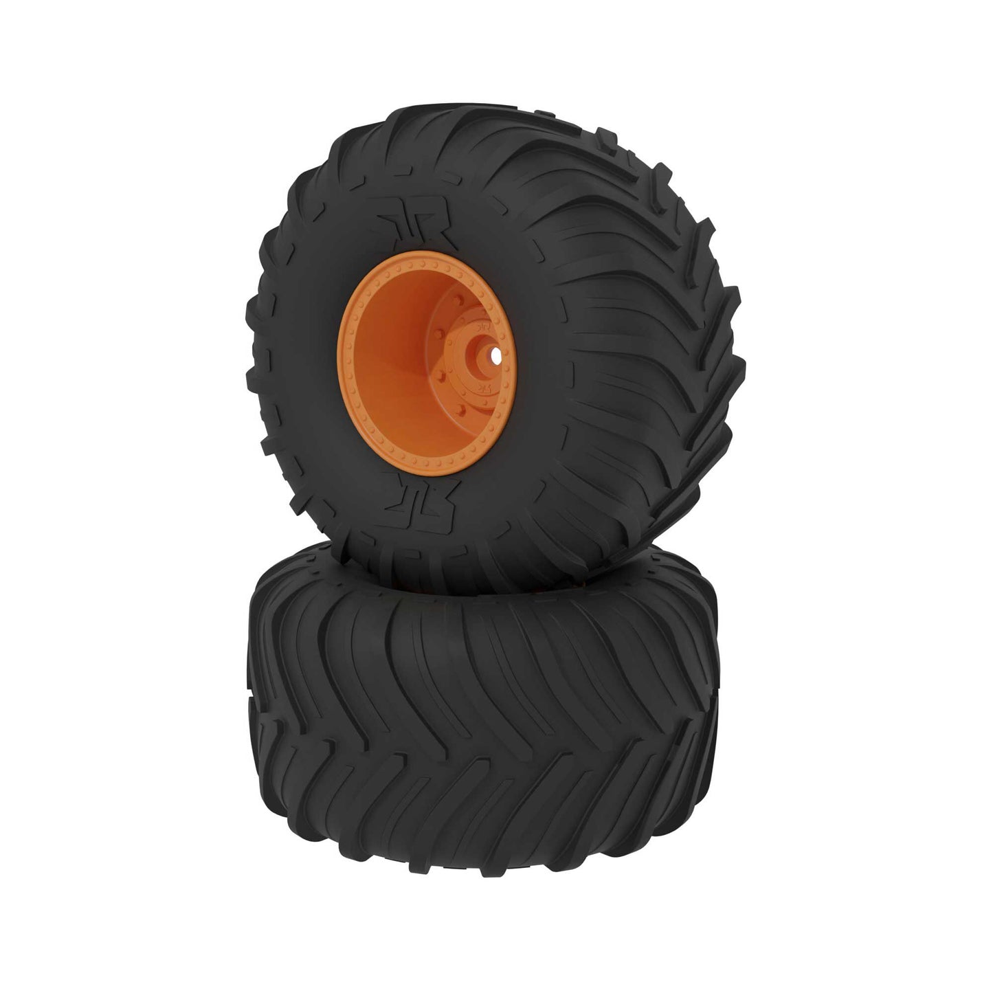Arrma dBoots Chevron MT Tire Set, Glued, Orange ARA-2532