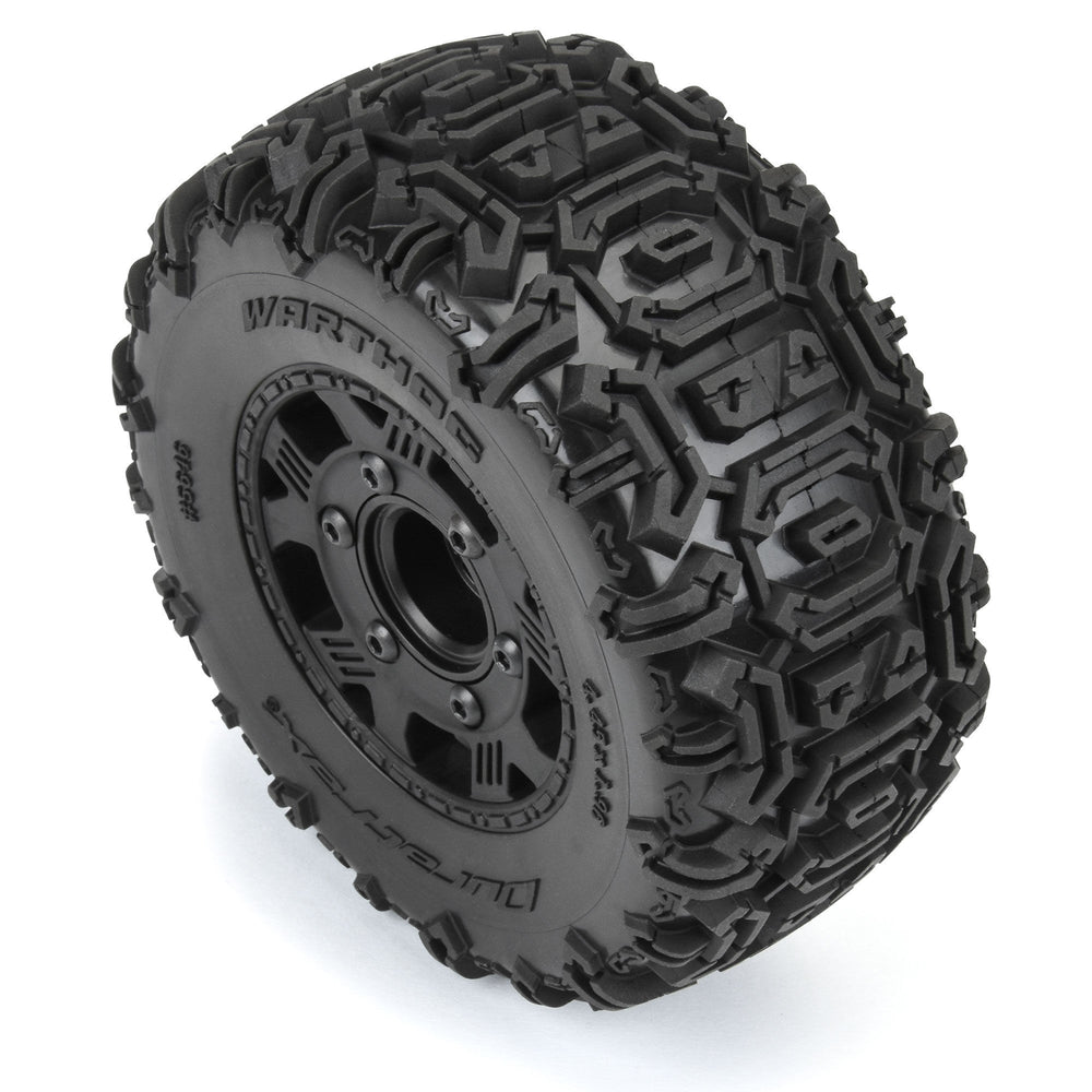 Duratrax Warthog SC 2.2"/3.0" Off-Road Tires Mounted on Ripper Black DTX564610