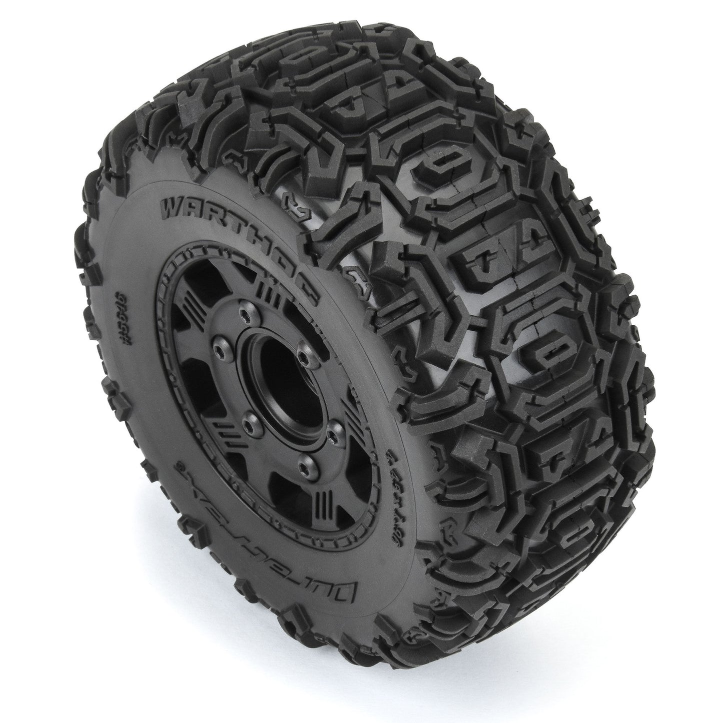 Duratrax Warthog SC 2.2"/3.0" Off-Road Tires Mounted on Ripper Black DTX564610