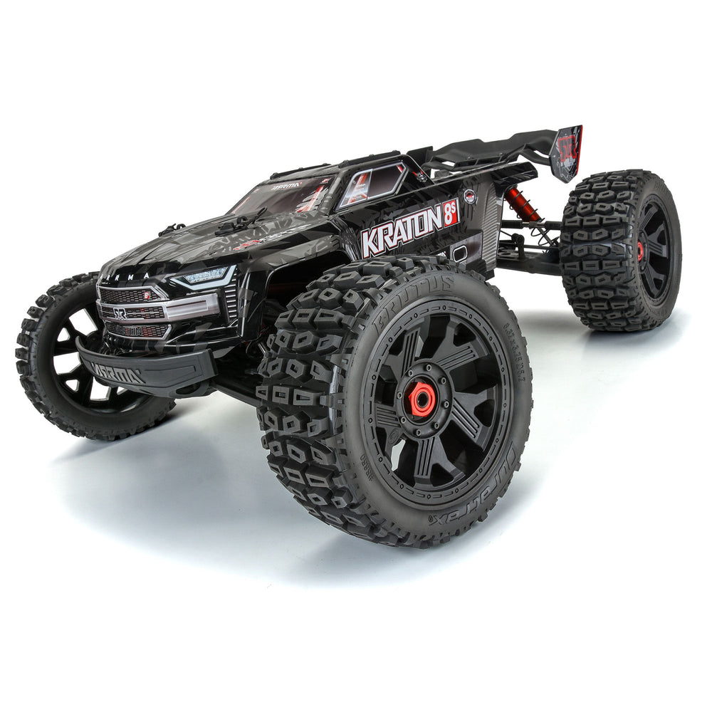 Duratrax Brutus F/R 5.7" Monster Truck Tires MTD 24mm Black Rippe 1:6 DTX565010
