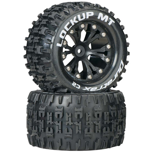Duratrax Lockup MT 2.8" Truck 2WD Mounted Rear C2 Black (2) DTXC3508