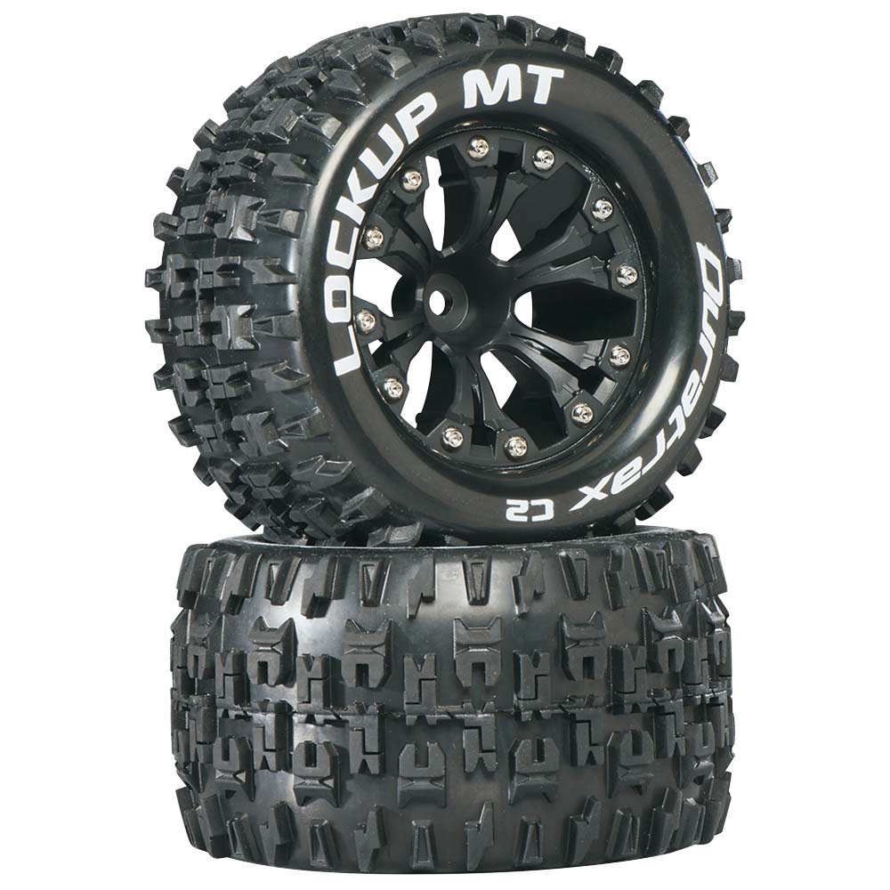 Duratrax Lockup MT 2.8" Truck 2WD Mounted 1/2" Offset C2 Black DTXC3510