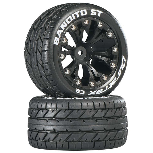 Duratrax Bandito ST 2.8" Truck 2WD Mounted Rear C2 Black (2) DTXC3542