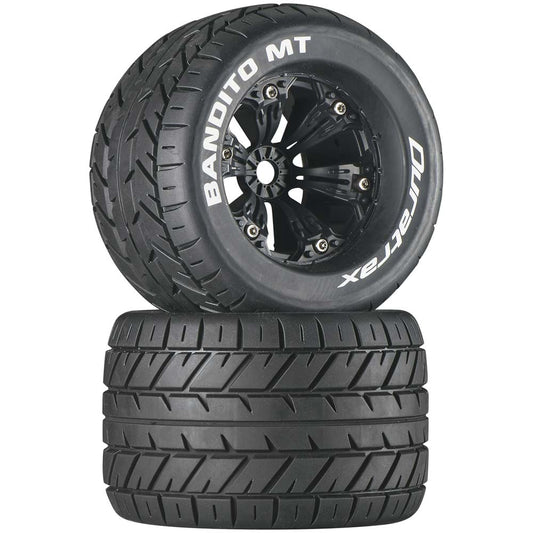 Duratrax Bandito MT 3.8" Mounted 1/2" Offset Black (2) DTXC3576