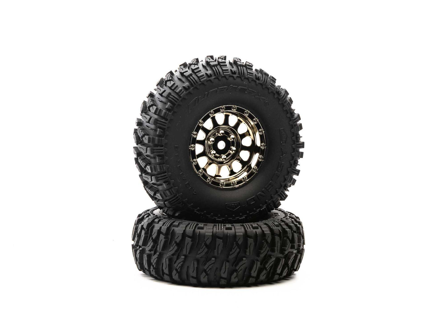 Duratrax Class 1 Ascend CR C3 1.9" Blk/Chr (2) DTXC4072