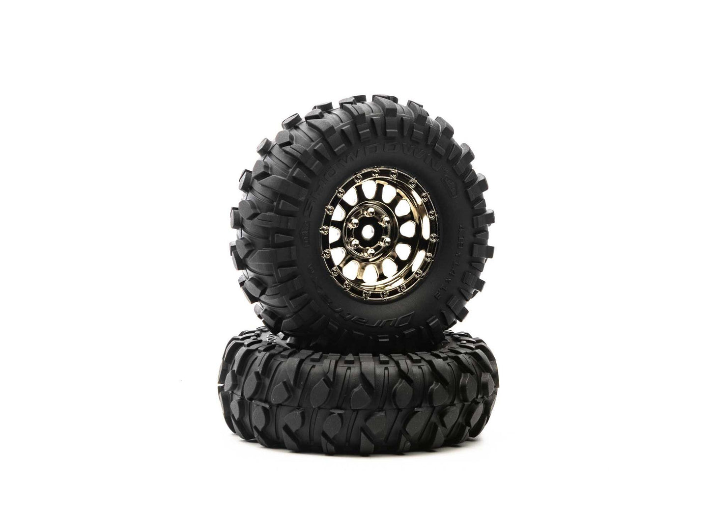 Duratrax Class 1 Showdown CR C3 Mntd 1.9" Blk/Chr (2) DTXC4075