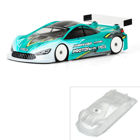 Protoform 1:10 P63 X-Lite (0.4mm) Clear Body for 190mm TC PRM1580-15